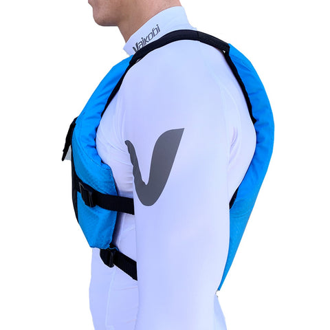 VXP Race PFD - Cyan/Black - Elite Paddle Gear 