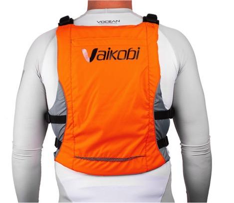 Vaikobi  V3 OCEAN RACING PFD- FLURO ORANGE- GREY - Elite Paddle Gear 