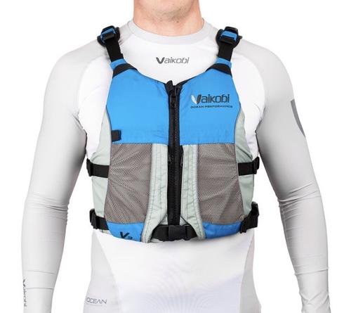 Vaikobi  V3 OCEAN RACING PFD- CYAN - GREY - Elite Paddle Gear 