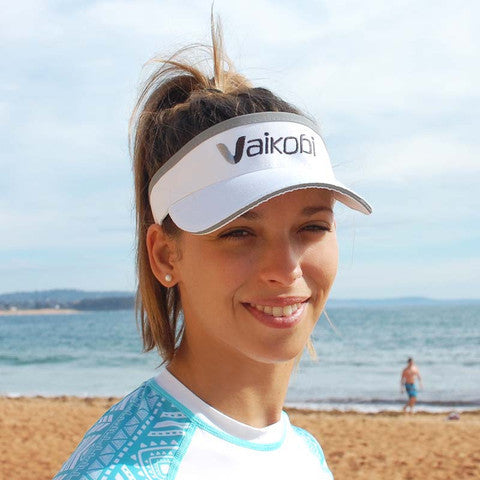 V PERFORMANCE VISOR - WHITE - Elite Paddle Gear 